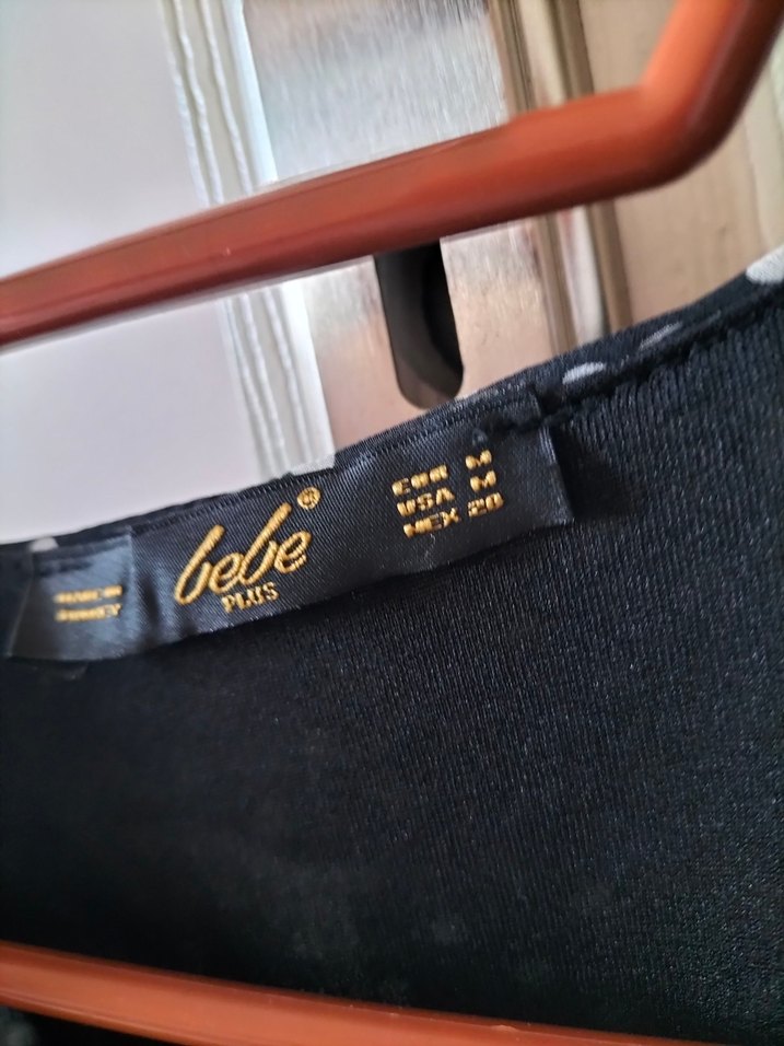 Puantiye desenli uzun kollu midi elbise - Görsel 2