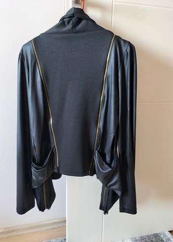 Siyah Midi Boy Kadın Ceket - Görsel 2