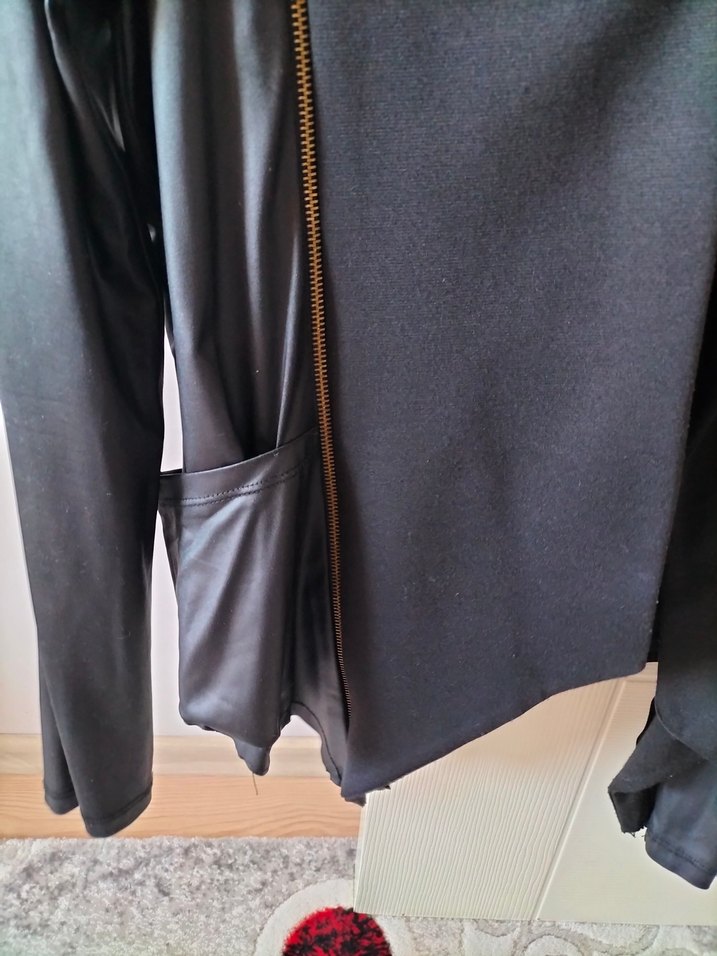 Siyah Midi Boy Kadın Ceket - Görsel 3