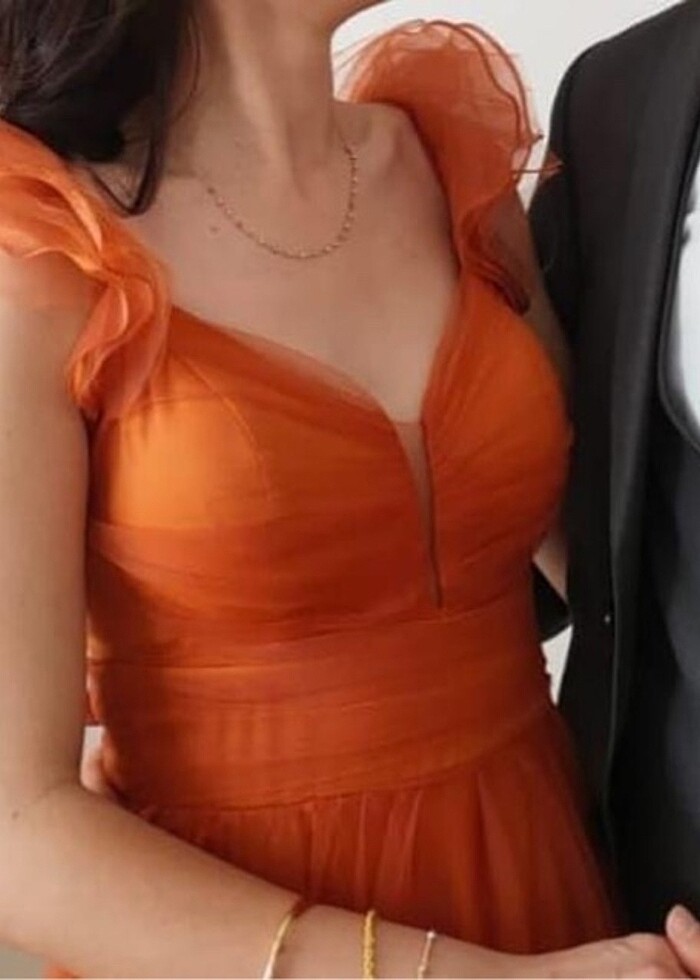 Midi boy tül Nişan Elbisesi Karum avm - Görsel 3