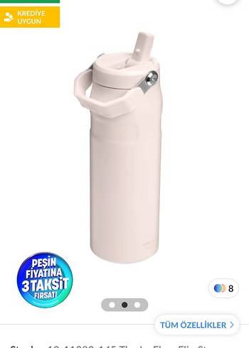 Pastel Pembe Stanley Termos Matara - Görsel 2