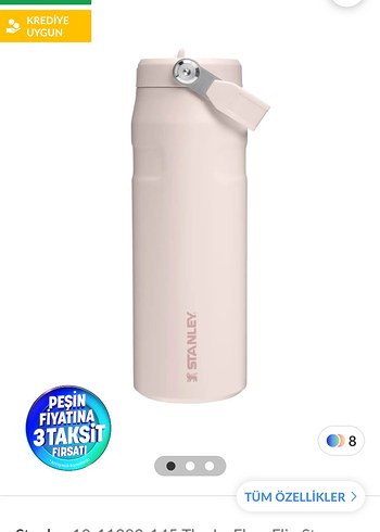 Pastel Pembe Stanley Termos Matara - Görsel 5