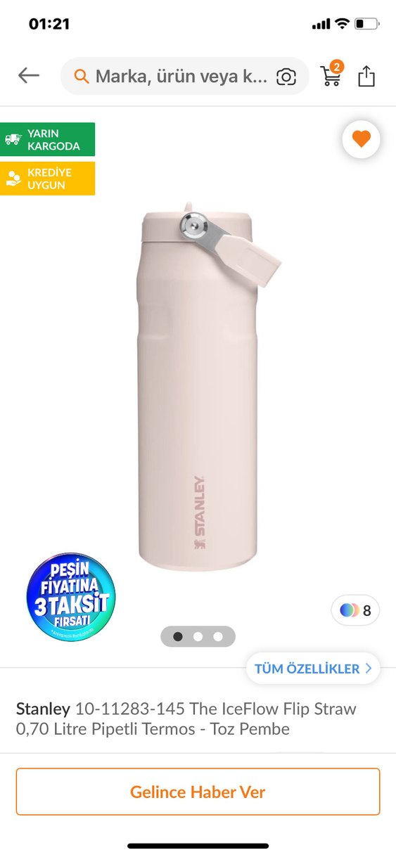 Pastel Pembe Stanley Termos Matara - Görsel 5