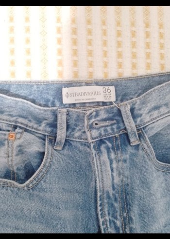 s Beden mavi Renk Kadın mavi Regular Fit Midi Kot Pantolon D96