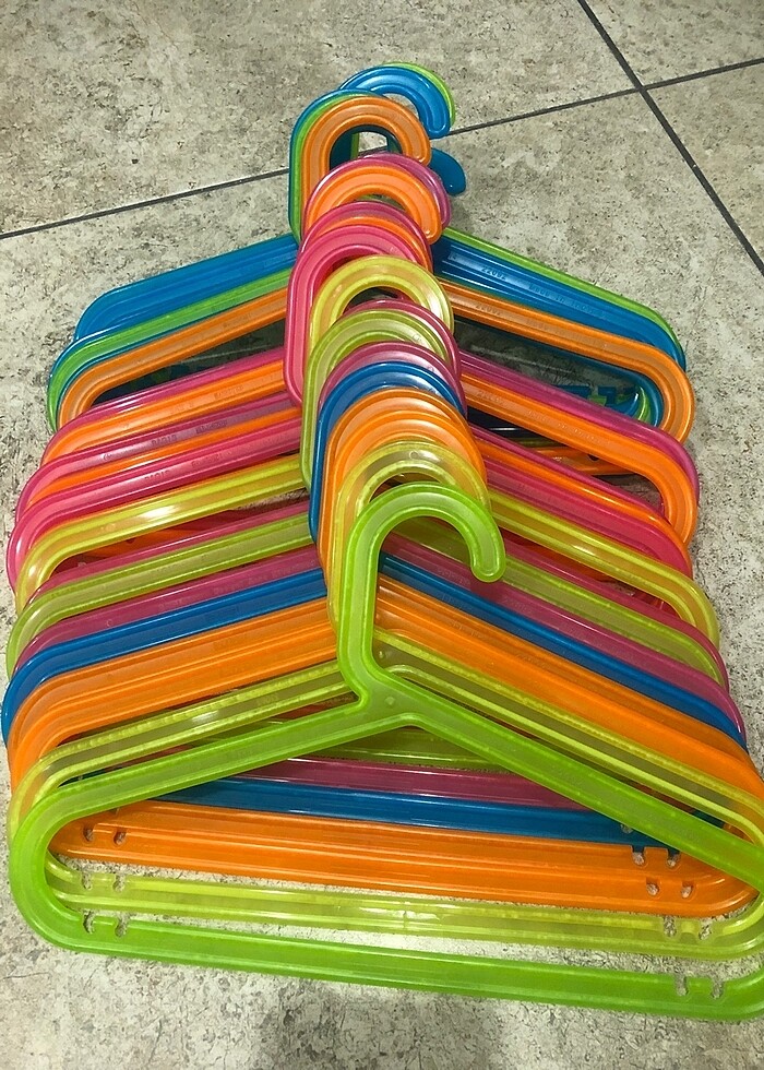 Elbise askı,çocuk askı 24 adet - Görsel 2