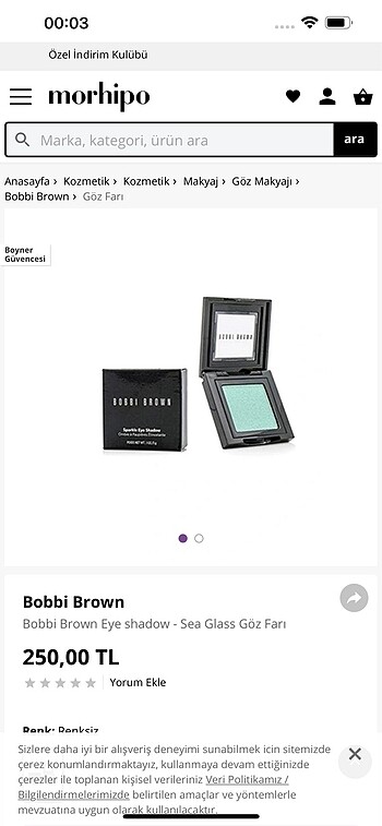 Bobbi Brown eye shadow