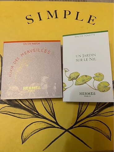 Hermes parfüm sampıl