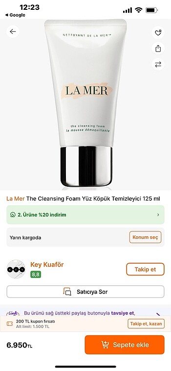 Lamer yüz temizleme köpügü