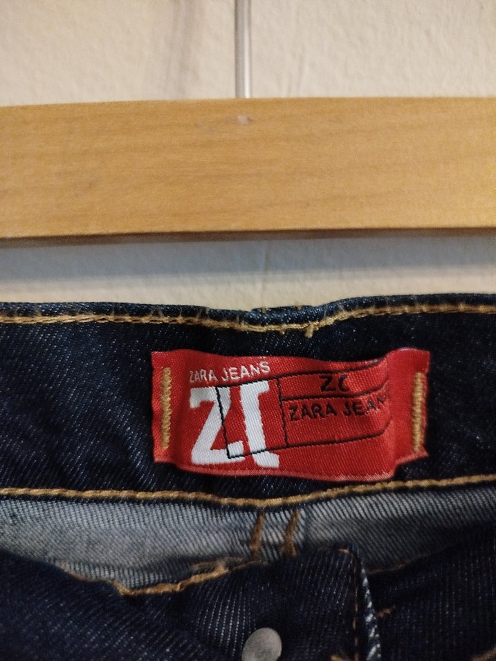 Zara Mini Denim Etek - Görsel 3