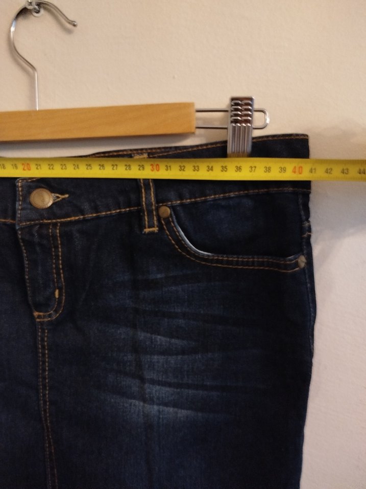 Zara Mini Denim Etek - Görsel 4