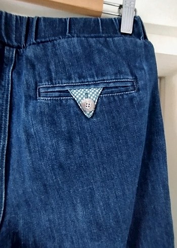 Yargıcı denim jogger Pantolon - Görsel 5