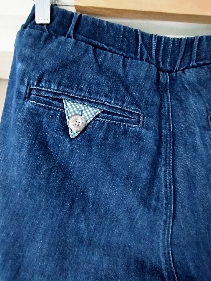 Yargıcı denim jogger Pantolon - Görsel 4