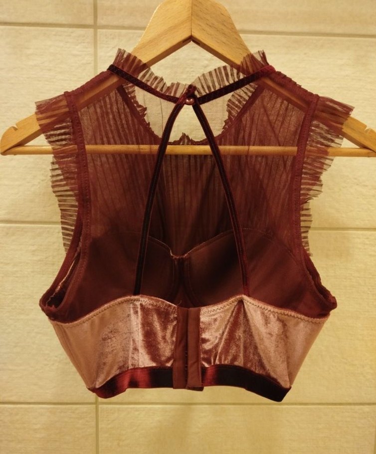 Penti Bordo plise tül detaylı bralet, Büstiyer - Görsel 2