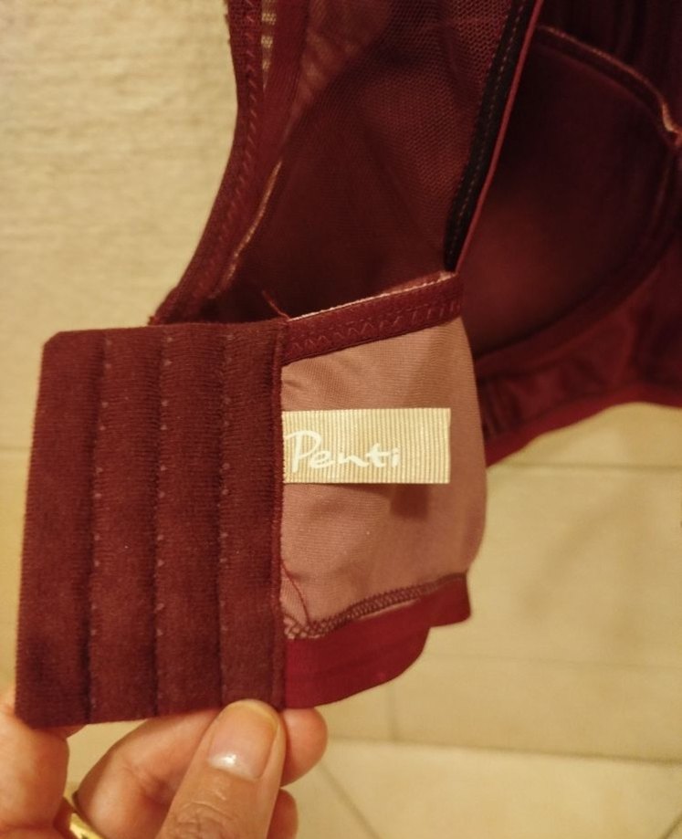 Penti Bordo plise tül detaylı bralet, Büstiyer - Görsel 4