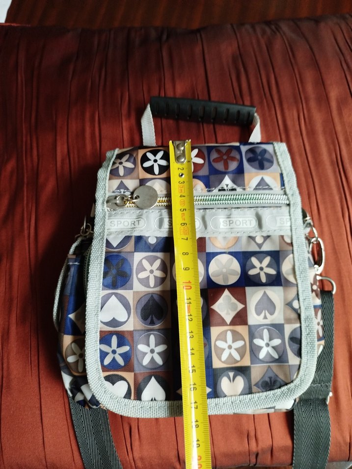 Sports marka Desenli Çapraz Çanta - Görsel 4