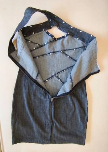 Tally Weijl Jean Elbise - Görsel 5