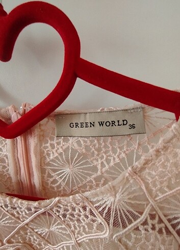 36 Beden Green World elbise