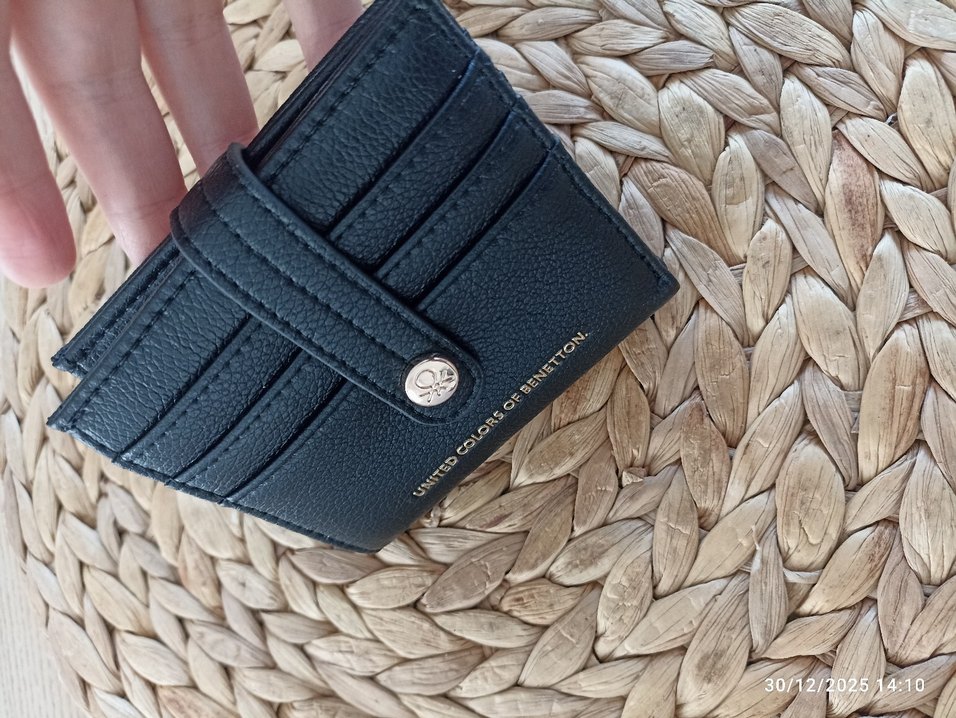 United Colors of Benetton Düğmeli Kadın Cüzdanı - Görsel 3