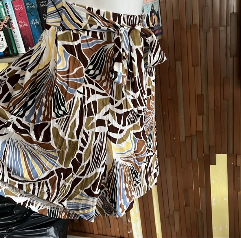 Bohem Tarzı Bağcıklı Şort - Görsel 2