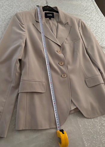 42 Beden ten rengi Renk Bej Kadın Blazer Ceket