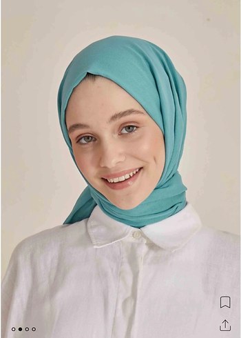Armine Fresh scarf Turkuaz şa