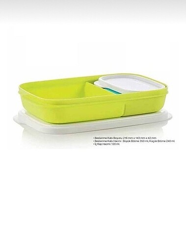 Tupperware 1lt beslenme kabı