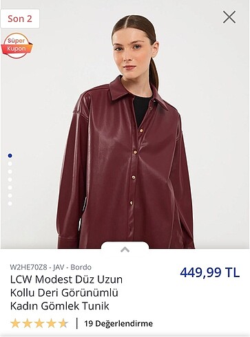 LC Waikiki Lcw gömlek ceket tunik