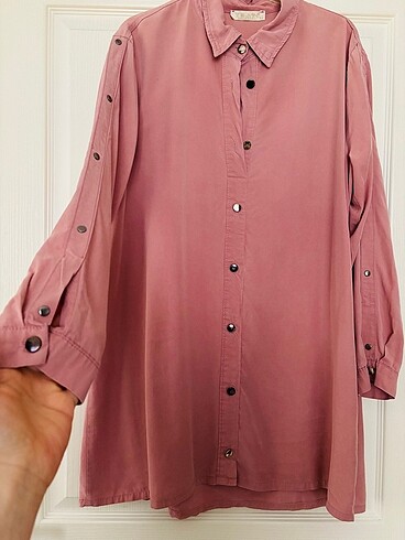 LC Waikiki Pembe gömlek tunik