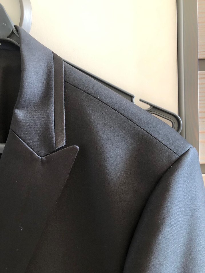 Kip marka siyah erkek takım elbise papyonlu - Görsel 3