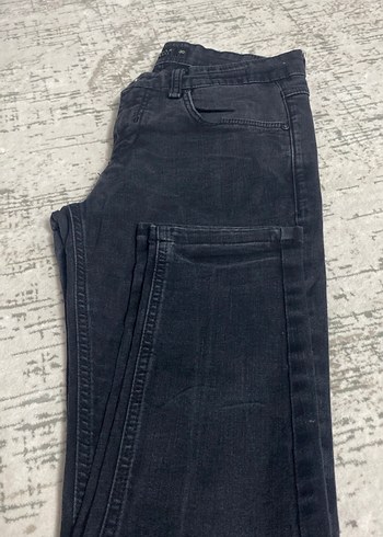 Lufian Siyah Kot Pantolon, Kemerli, Regular Fit