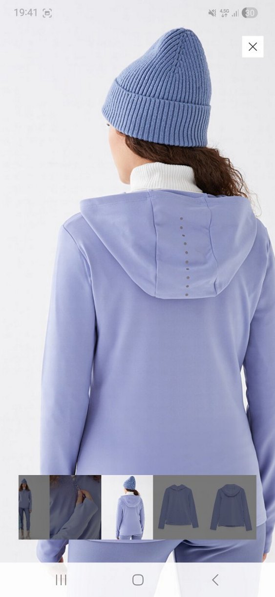 LCW OUTDOOR Baskılı Uzun Kollu Kadın Sweat - Görsel 4