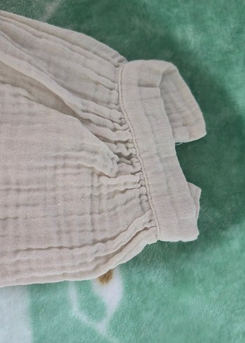 Kız Çocuk Beyaz Keten Bohem Bluz - Görsel 5