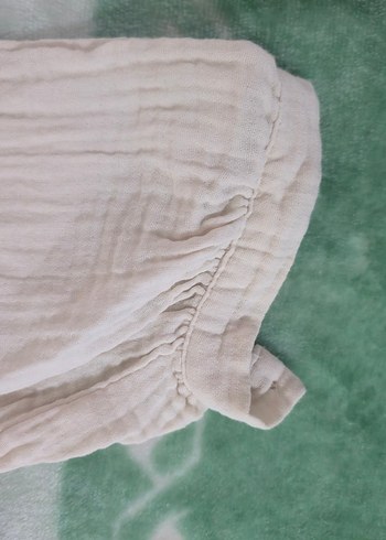 Kız Çocuk Beyaz Keten Bohem Bluz - Görsel 6