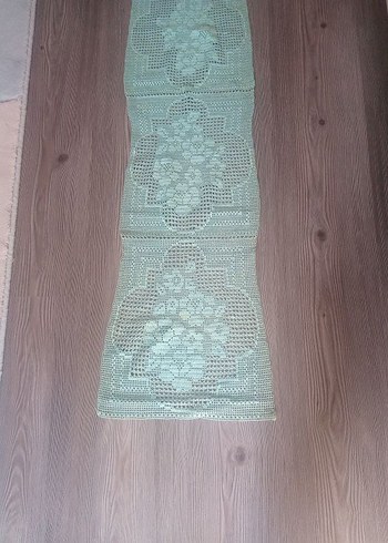 El Yapımı Yeşil ara dantel - Görsel 2
