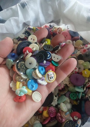 Karışık Renkli Düğme Seti - Görsel 2