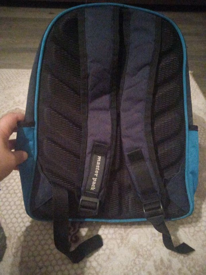 Batman Desenli Çocuk Okul Çantası - Koyu Mavi - Görsel 3