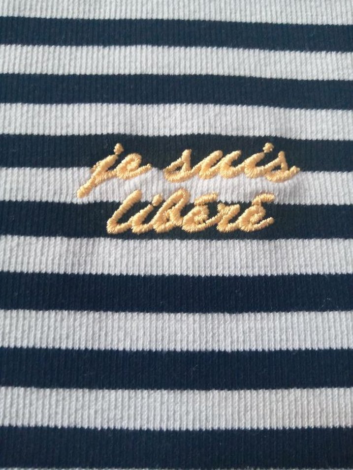 Erkek Çocuk Çizgili Kısa Kollu Tişört - Görsel 3