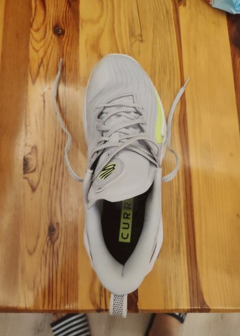 45 Beden Gri Bağcıklı Basketbol Ayakkabısı. Under Armour Curry 12.