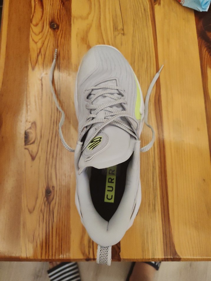 Gri Bağcıklı Basketbol Ayakkabısı. Under Armour Curry 12. - Görsel 3