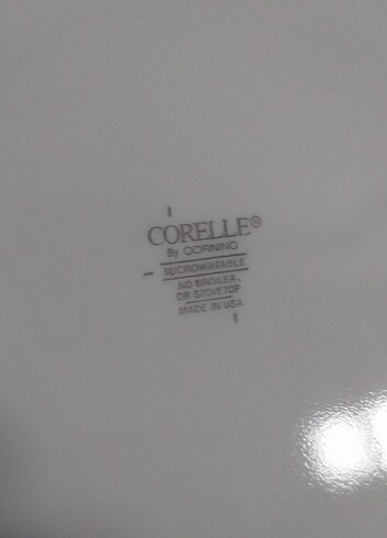 ABD malı 26 cm çiki tane servis tabağı  - Görsel 5