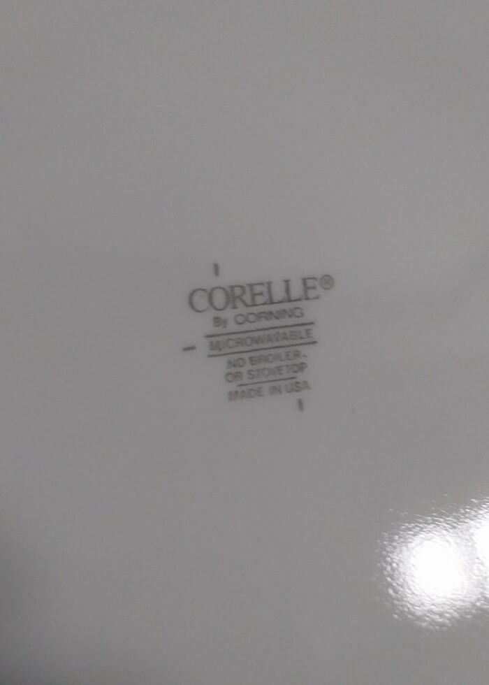 ABD malı 26 cm çiki tane servis tabağı  - Görsel 5