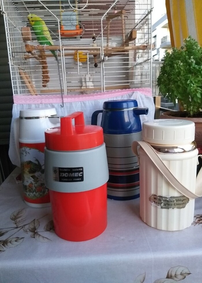 4 adet termos tertemiz saglam 1 litrelik  - Görsel 2