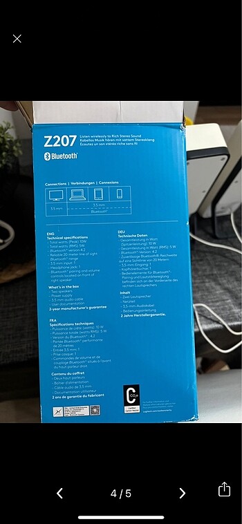 Beden Renk Logitech Bluetooth hoparlör