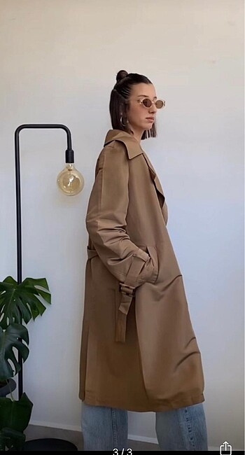 s Beden Bershka model trençkot