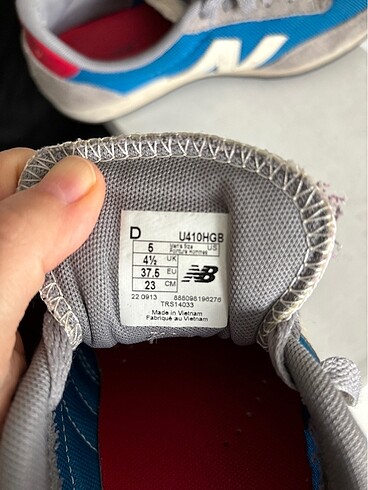 37,5 Beden mavi Renk Newbalance spor