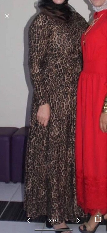 Leopar elbise