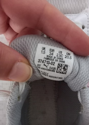 diğer Beden beyaz Renk Beyaz Gri Sneakers Kadın Spor Ayakkabı