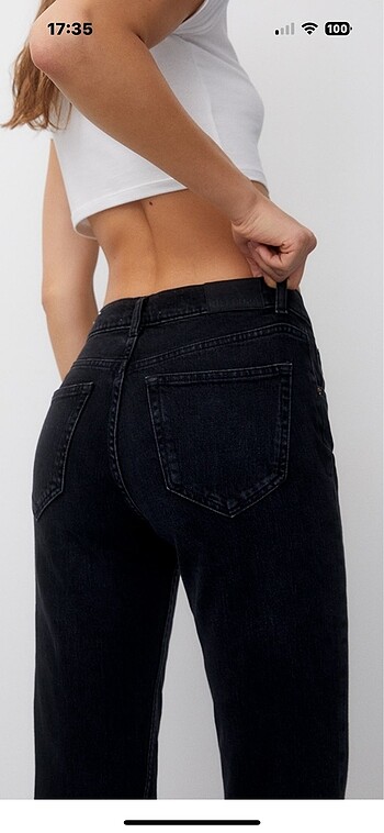 Pull and bear crop jean