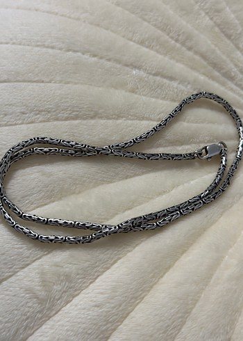 Gümüş kral Erkek Kolye Zinciri - Görsel 3