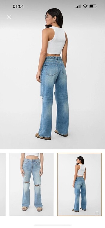 stradivarius jean kot pantolon